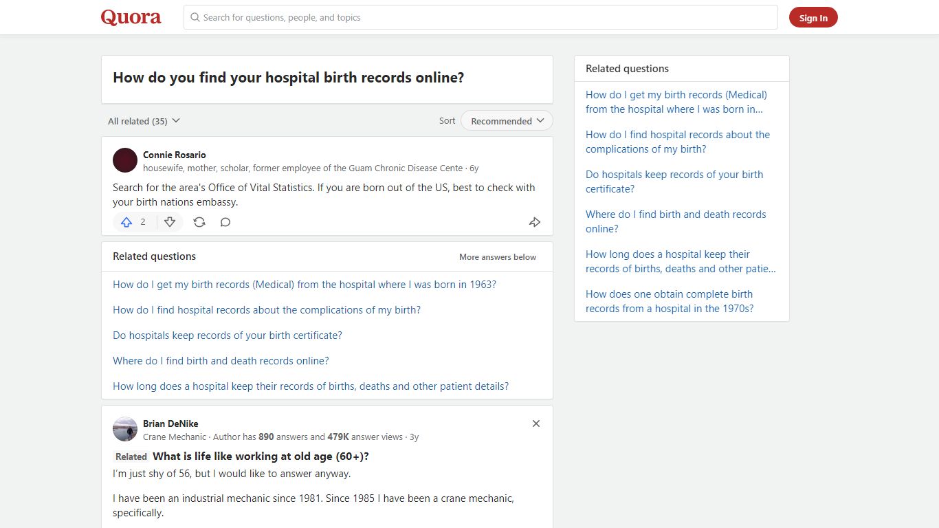 How to find your hospital birth records online - Quora